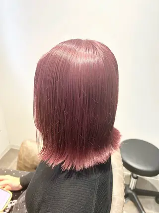 ミディアム カラー 松岡 恭弘のヘアスタイル