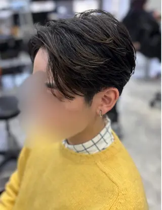 パーマ メンズ HAZEL博多所属・韓国ヘア🇰🇷 𝑳𝒊𝒏𝒂🤍のヘアスタイル