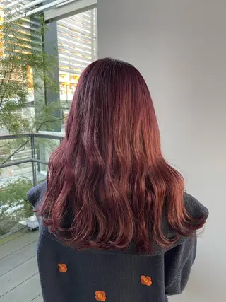 ロング カラー ママ美容師🧸谷山 潮音/ReFa取扱店のヘアスタイル