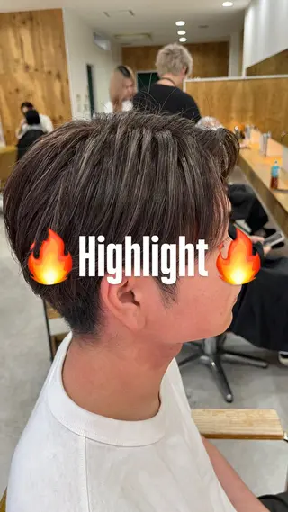 カラー メンズ 【メンズパーマ専門】 質感職人/牧野成瀬のヘアスタイル