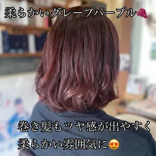 セミロング カラー 加藤 実穂のヘアスタイル