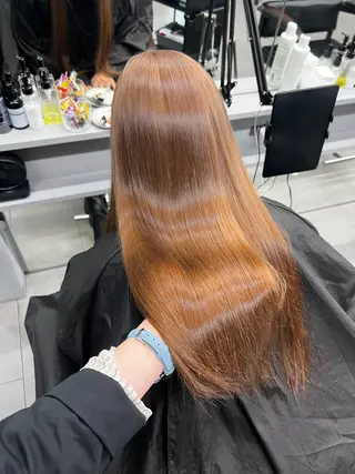 ロング カラー ブリーチ/艶カラー/ Chinatsuのヘアスタイル