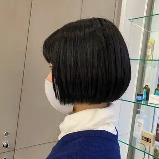 ショート ｱｵﾇﾏﾐﾕ☁️ /ボブ/ハイトーン/のヘアスタイル