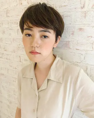 ショート カラー パーマ HEADS  ex所属・HEADS ex市川 ママ美容師ARISAのヘアスタイル