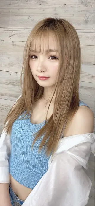 ロング 🦋艶カラー陽菜 🦋のヘアスタイル