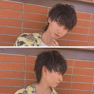 ショート パーマ メンズ Chill所属・三矢 ちなつのヘアスタイル