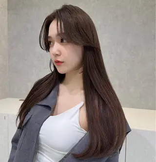 ロング カラー 韓国ヘア／艶髪／レイ イヤー /ayumuのヘアスタイル