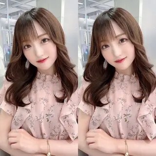 ミディアム カラー 韓国ヘア/髪質改善 TAKAHIROのヘアスタイル