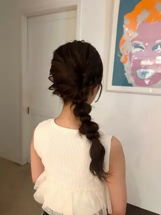 セミロング 美 海のヘアスタイル