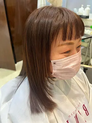 セミロング BENI鈎取 kanakoのヘアスタイル