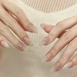 ネイル By moonネイル 🌷ワンホン/韓国風のネイルデザイン