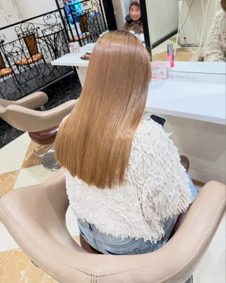 ロング カラー 髪質改善カラー/店長 宮内秀峰のヘアスタイル