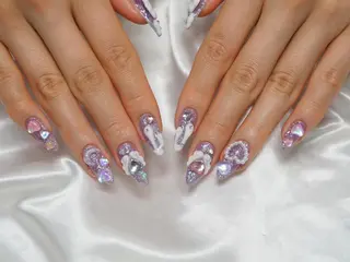 ロング ネイル Amore 板谷爽花のネイルデザイン