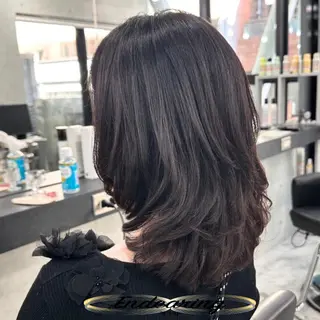 パーマ Endearing 銀座/レイヤーカットのヘアスタイル