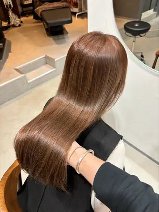 ロング カラー M Rのヘアスタイル