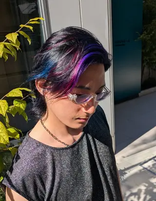 ショート カラー メンズ fuwat所属・秋葉原でカラーする なら🐉ちぇーたんのヘアスタイル