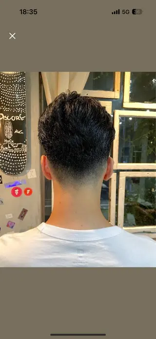 ショート メンズ 中目黒メンズ刈り上げ Harunaのヘアスタイル