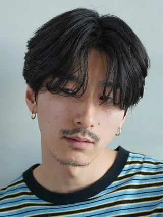 ミディアム パーマ RETOUCH by fifth 原宿所属・似合わせカット /fifth富樫倭のヘアスタイル