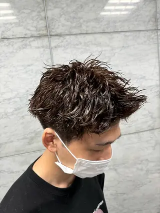 パーマ メンズ パーマ／京都駅 ／メンズ/藤井　翔のヘアスタイル