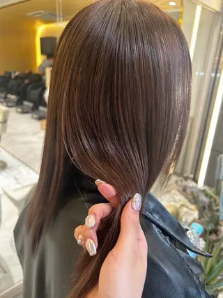 セミロング カラー ꪆৎ平行アーチ ྀི ワカナの眉毛・アイブロウイメージ