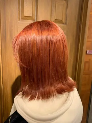 ミディアム カラー ヘアアレンジ kei/透明感カラー /ベージュ/インナーのヘアスタイル