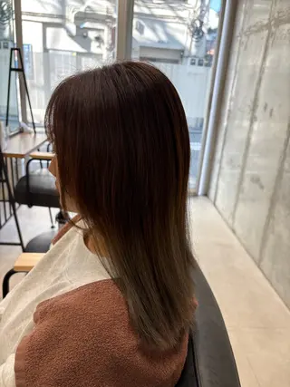セミロング カラー 垣内 勇人のヘアスタイル