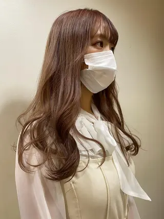 ロング カラー ヘアアレンジ サカグチユキナ 【tocca】のヘアスタイル