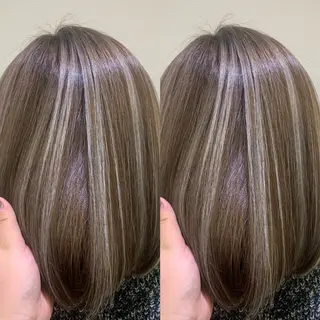 ミディアム ブリーチ無しカラー✨ 美鈴のヘアスタイル