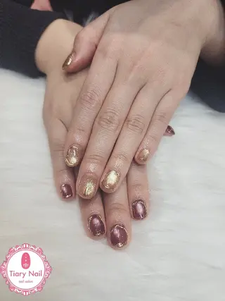 ネイル 💙🤍Tiary M🤍💙のネイルデザイン