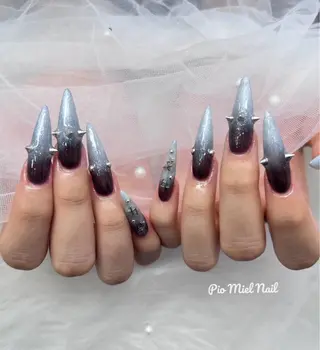 ネイル momo 長さだしのネイルデザイン