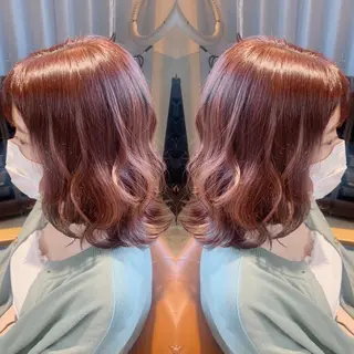 ミディアム カラー 韓国🇰🇷 ✂︎hair 内田愛のヘアスタイル