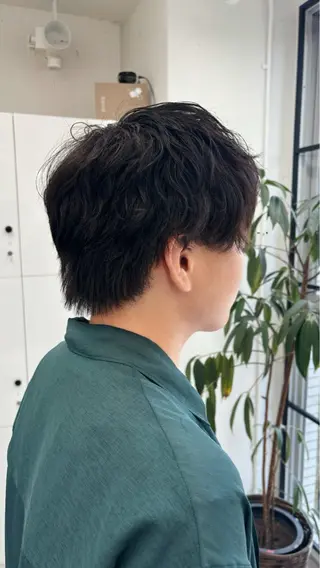 ミディアム パーマ メンズ 🐶ひかる🐶 JILLSTUDIOのヘアスタイル