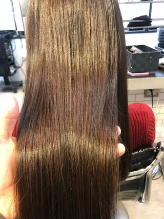 ロング ボブ×縮毛矯正 ryotaのヘアスタイル