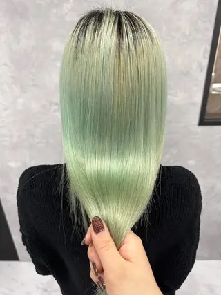 ロング カラー Mayo/ダブルカラ メンズカット/カラーのヘアスタイル