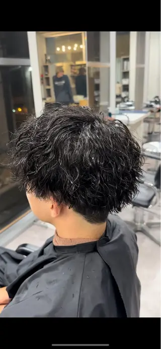 パーマ メンズ 【メンズパーマ】比嘉 啓人のヘアスタイル
