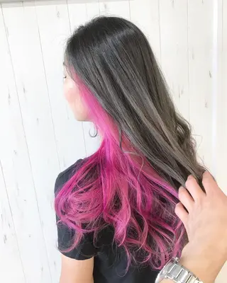 ロング カラー パーマ ヘアアレンジ キッズ ネイル マツエク・マツパ メンズ人気NO,1 Genieジーニーのヘアスタイル