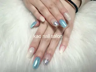 ネイル kao nail マグネット/長さだしのネイルデザイン