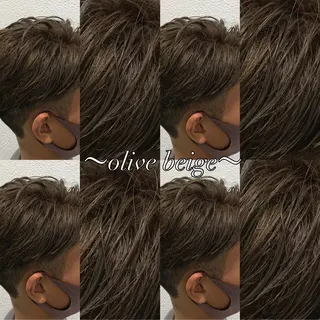 ショート カラー メンズ メンズカット パーマ🦋🌧希咲のヘアスタイル