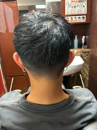 ミディアム メンズ 國井 梓美のヘアスタイル