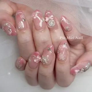 ネイル HANA 長さだしのネイルデザイン