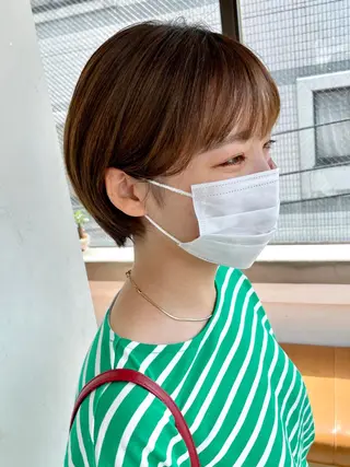 ショート カラー ショート・ボブ 徳竹淳一のヘアスタイル