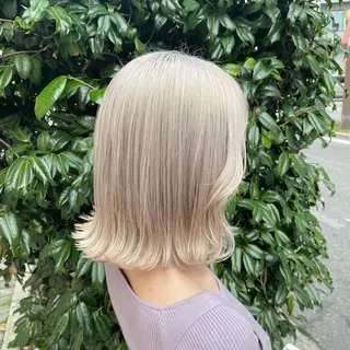 ショート カラー マンツーマン女性 美容師 奏のヘアスタイル