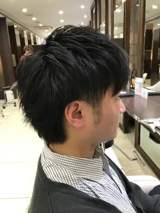 ショート 縮毛矯正/髪質改善 /韓国風　山川春輝のヘアスタイル