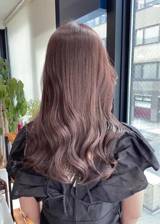 セミロング カラー entality所属・mizuki  韓国 ヘア/髪質改善のヘアスタイル