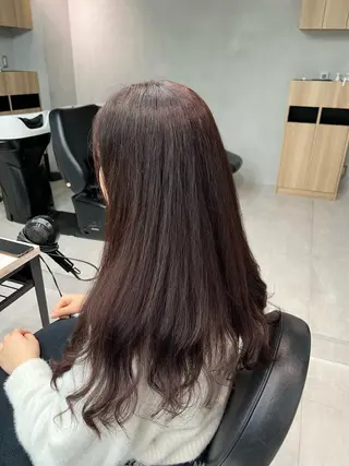 カラー 小森聖奈 韓国風レイヤーカットのヘアスタイル