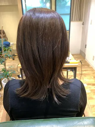 ミディアム LaLa Zipangu所属・モデル募集/lala _osawa🐳🫧のヘアスタイル