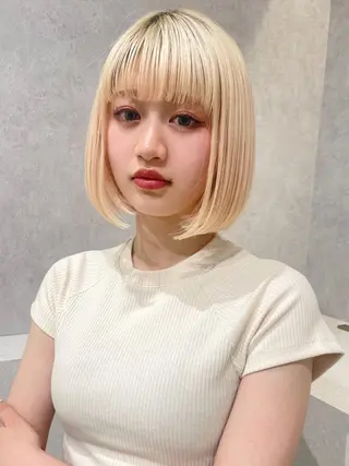 ショート ショート/ボブ/ 白髪ぼかし/しんやのヘアスタイル