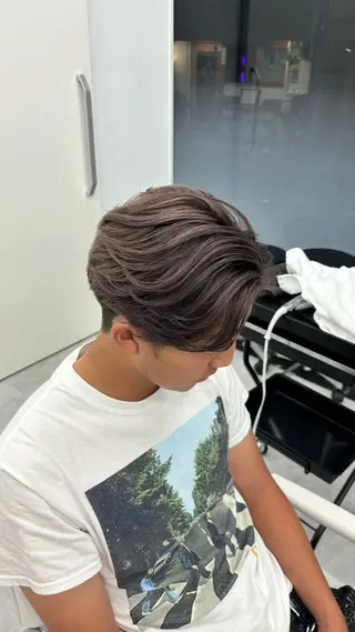 ショート カラー メンズ 森龍馬 メンズ専門美容師のヘアスタイル