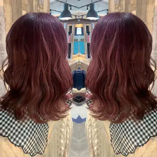 ミディアム カラー 韓国🇰🇷 ✂︎hair 内田愛のヘアスタイル