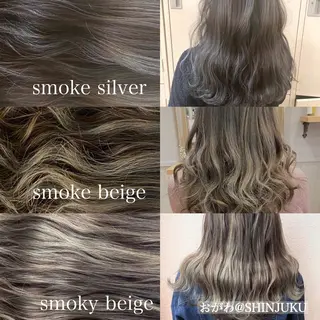 ロング カラー パーマ ヘアアレンジ メンズ キッズ ネイル マツエク・マツパ 新宿駅近♡友達とOK 🦋W -ワット -のヘアスタイル